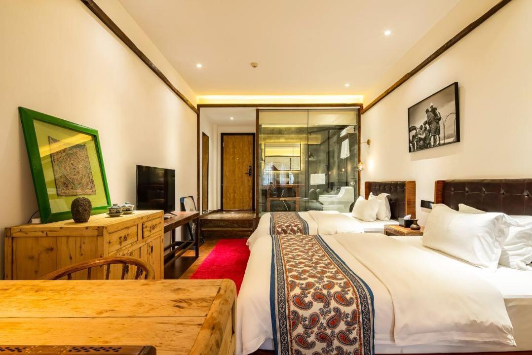 Qintai Tibetan Culture Boutique Hotel Čcheng-tu Exteriér fotografie